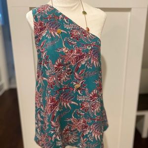 LOFT Iris One Shoulder Tank Top Size XS